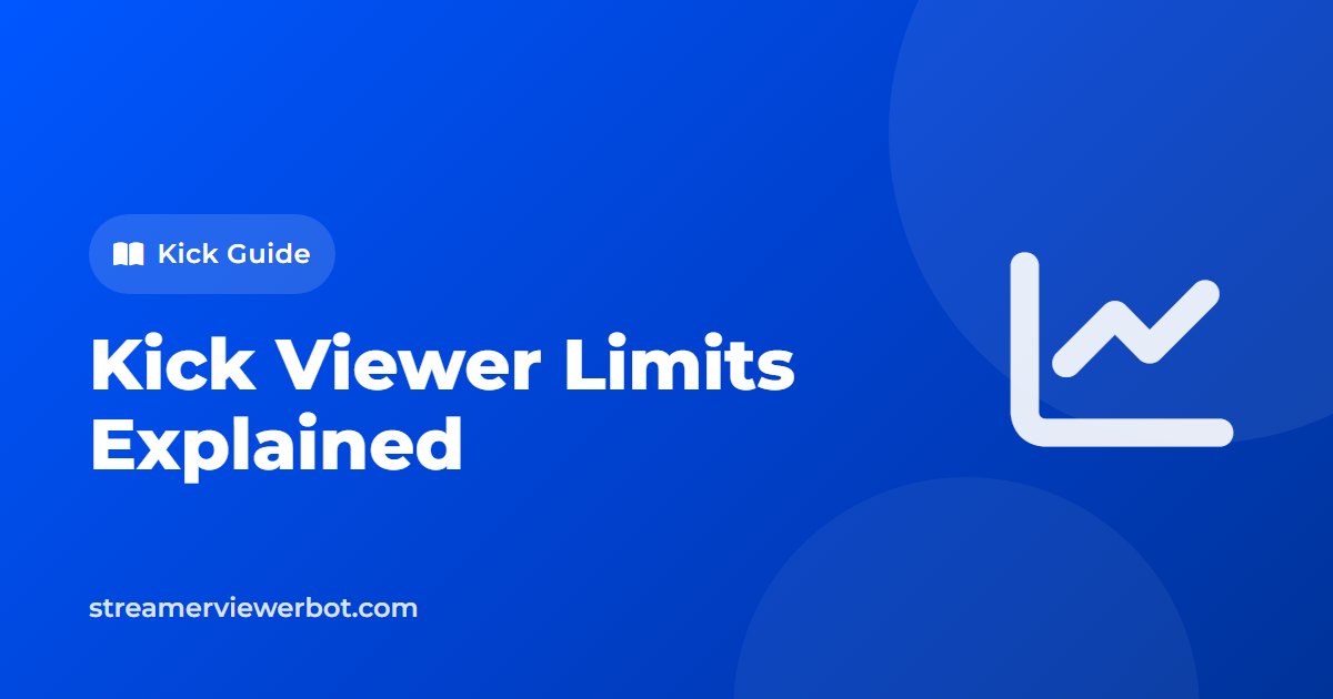 Kick Viewer Limits Explained